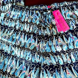 Lilly Pulitzer pants beautiful lightweight boat pattern